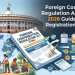 Foreign Contribution Regulation Act (FCRA) 2026 guide explaining foreign funding rules, registration and impact on NGOs in India